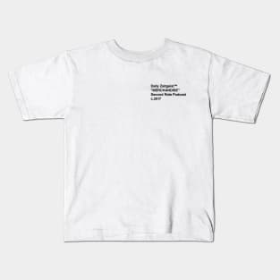 Daily Zeitgeist "MERCHANDISE" Black - Pocket Kids T-Shirt